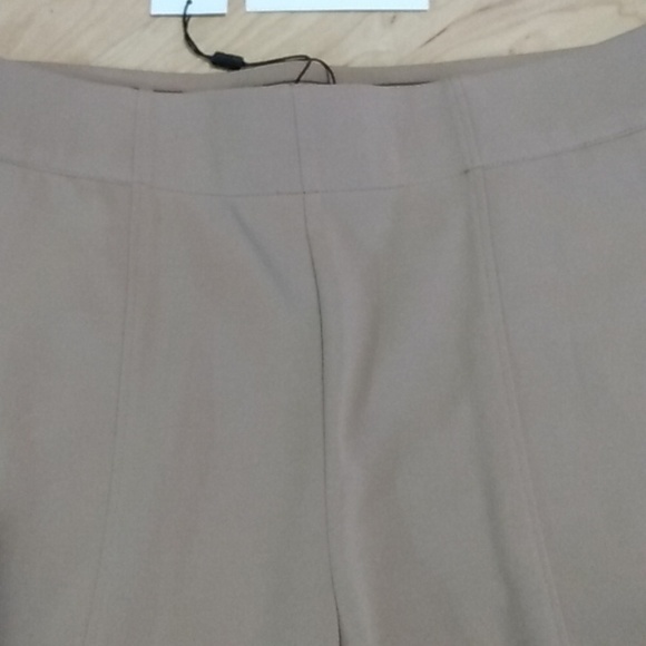 H Halston Wide Leg Trouser Pants Desert Camel M - Picture 3 of 14